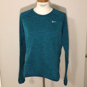 Nike dry fit running long sleeve shirt